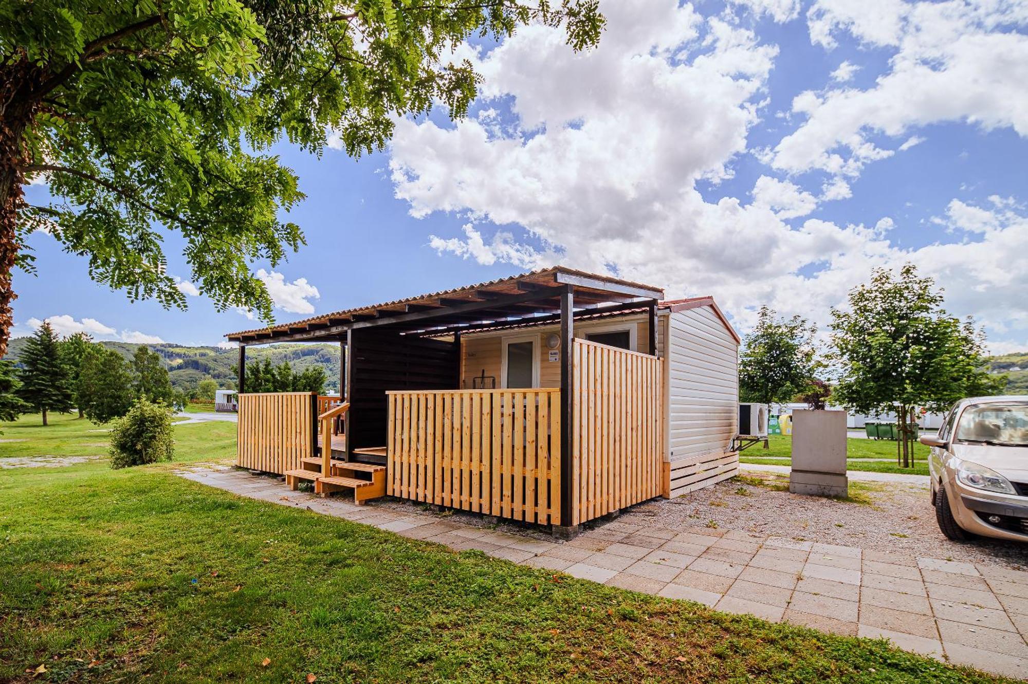 Lake View Mobile Homes With Thermal Riviera Tickets In Terme Catez 卡特兹奥布萨维 外观 照片