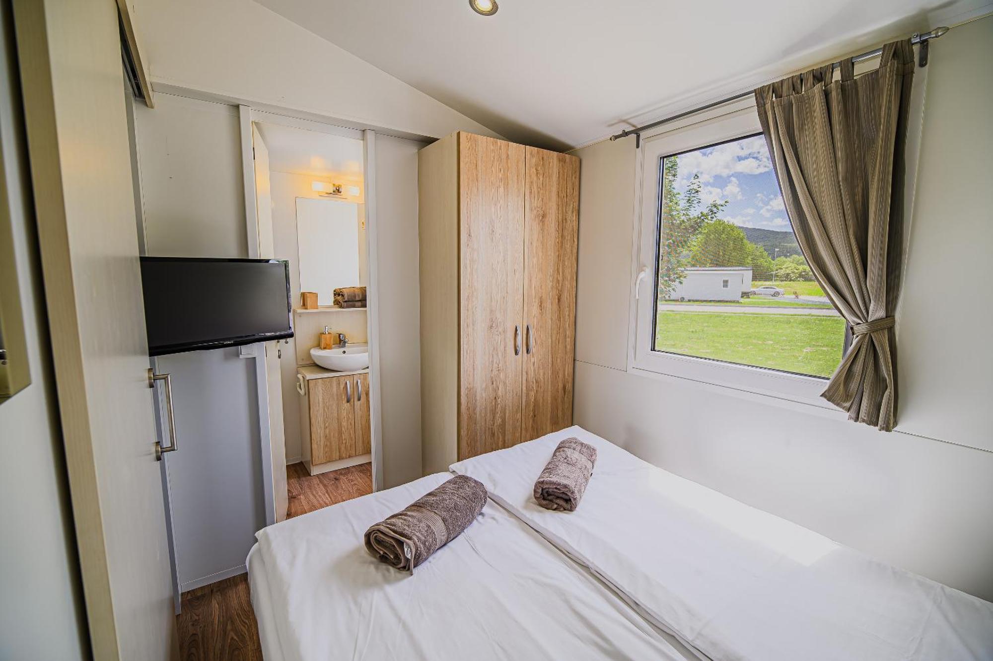 Lake View Mobile Homes With Thermal Riviera Tickets In Terme Catez 卡特兹奥布萨维 客房 照片