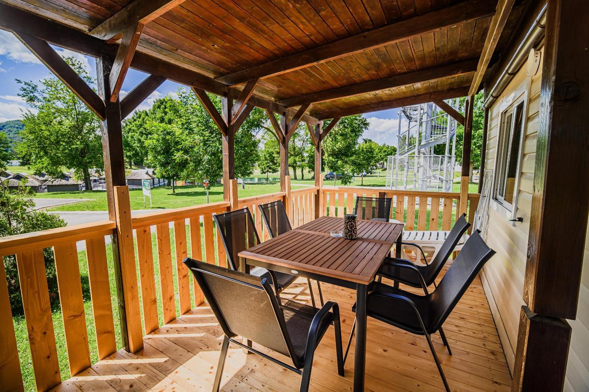Lake View Mobile Homes With Thermal Riviera Tickets In Terme Catez 卡特兹奥布萨维 客房 照片