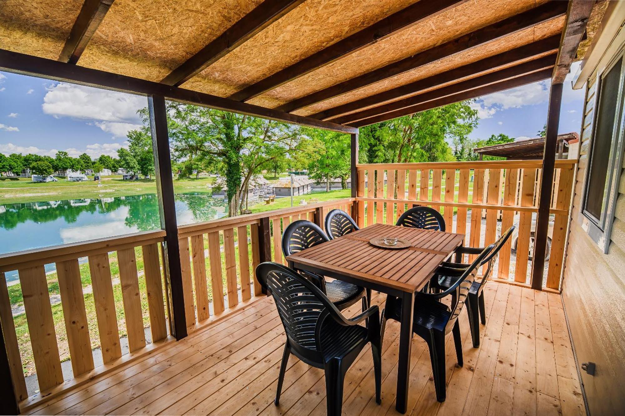 Lake View Mobile Homes With Thermal Riviera Tickets In Terme Catez 卡特兹奥布萨维 客房 照片