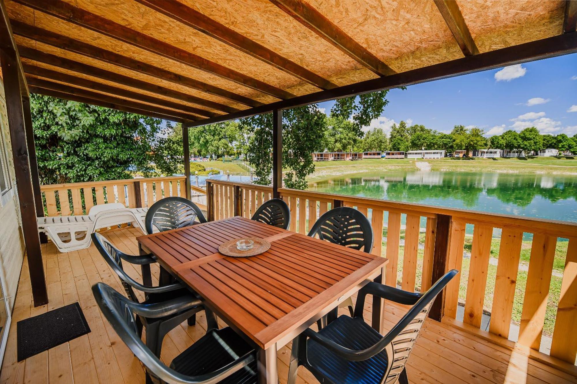 Lake View Mobile Homes With Thermal Riviera Tickets In Terme Catez 卡特兹奥布萨维 客房 照片