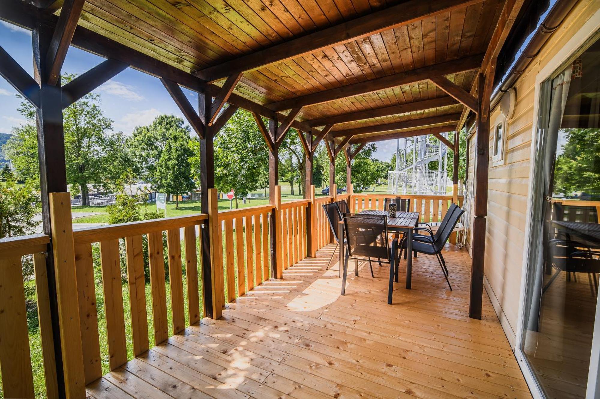 Lake View Mobile Homes With Thermal Riviera Tickets In Terme Catez 卡特兹奥布萨维 客房 照片